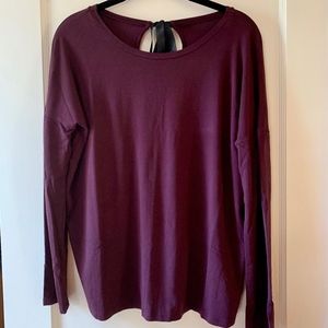 Lightweight sweatshirt style top